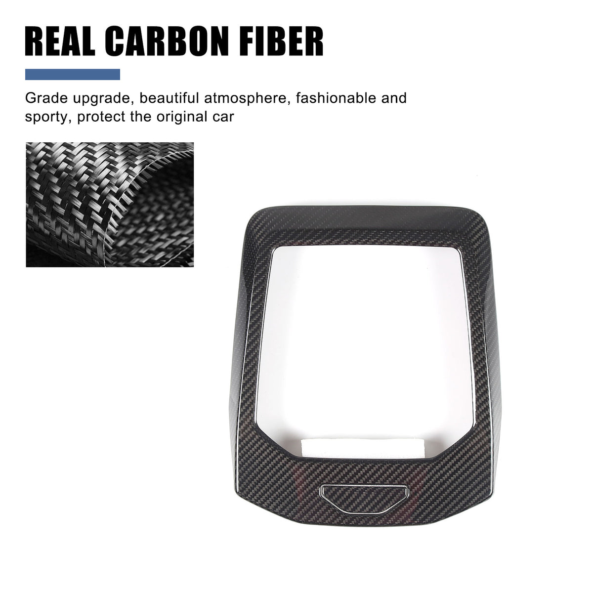 Real Carbon Fiber Center Gear Shift Panel Trim For BMW 5 Series G60 i5 2024+ 14