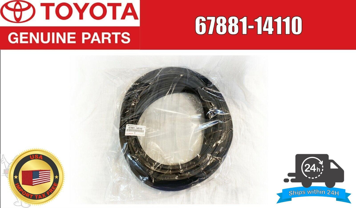 TOYOTA SUPRA GA70 MA70 JZA70 GENUINE BACK DOOR WEATHER STRIP 67881-14110 OEM 1
