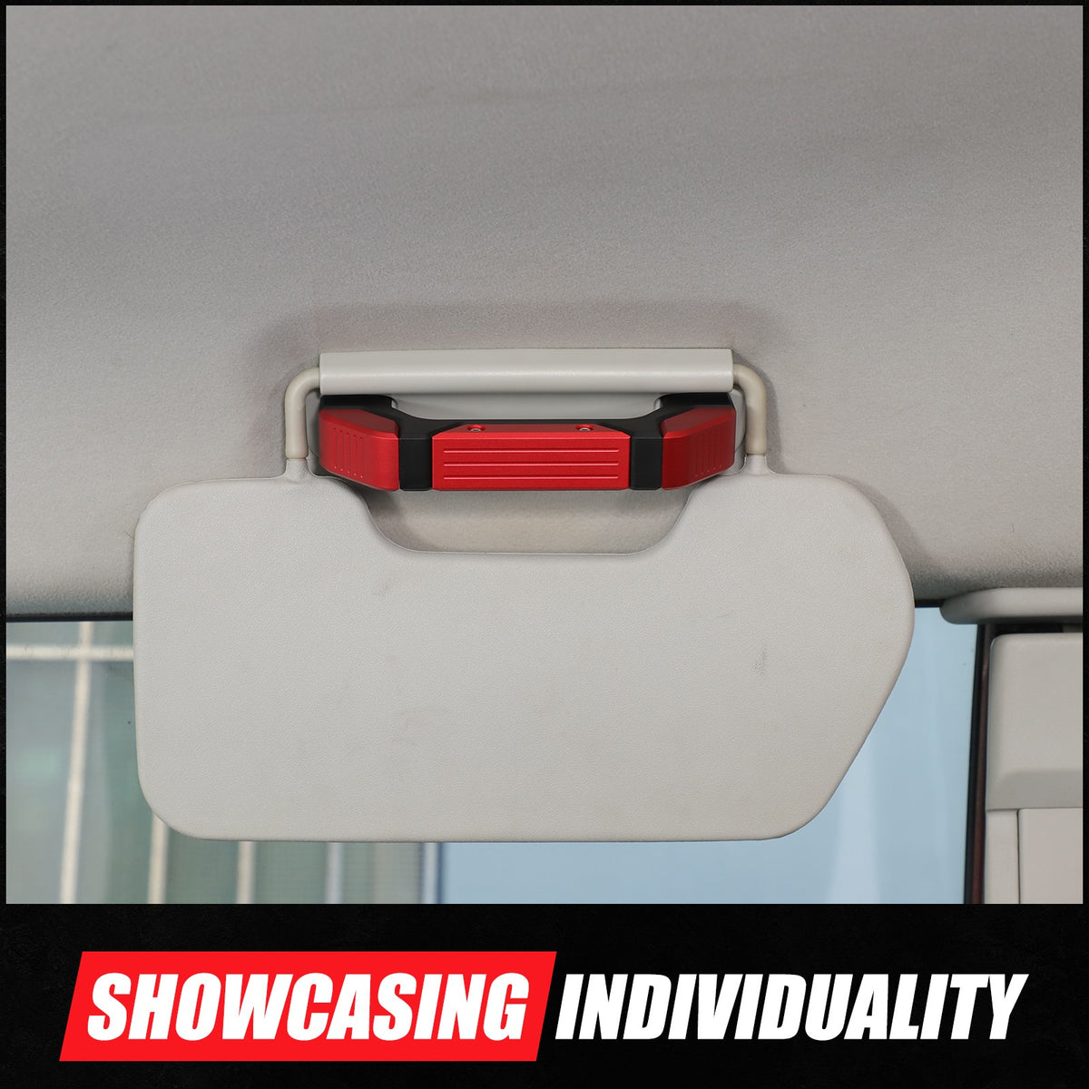 Replacement Mecha Black Red Alloy Roof Handle For Toyota FJ Cruiser 2007-21 US 9