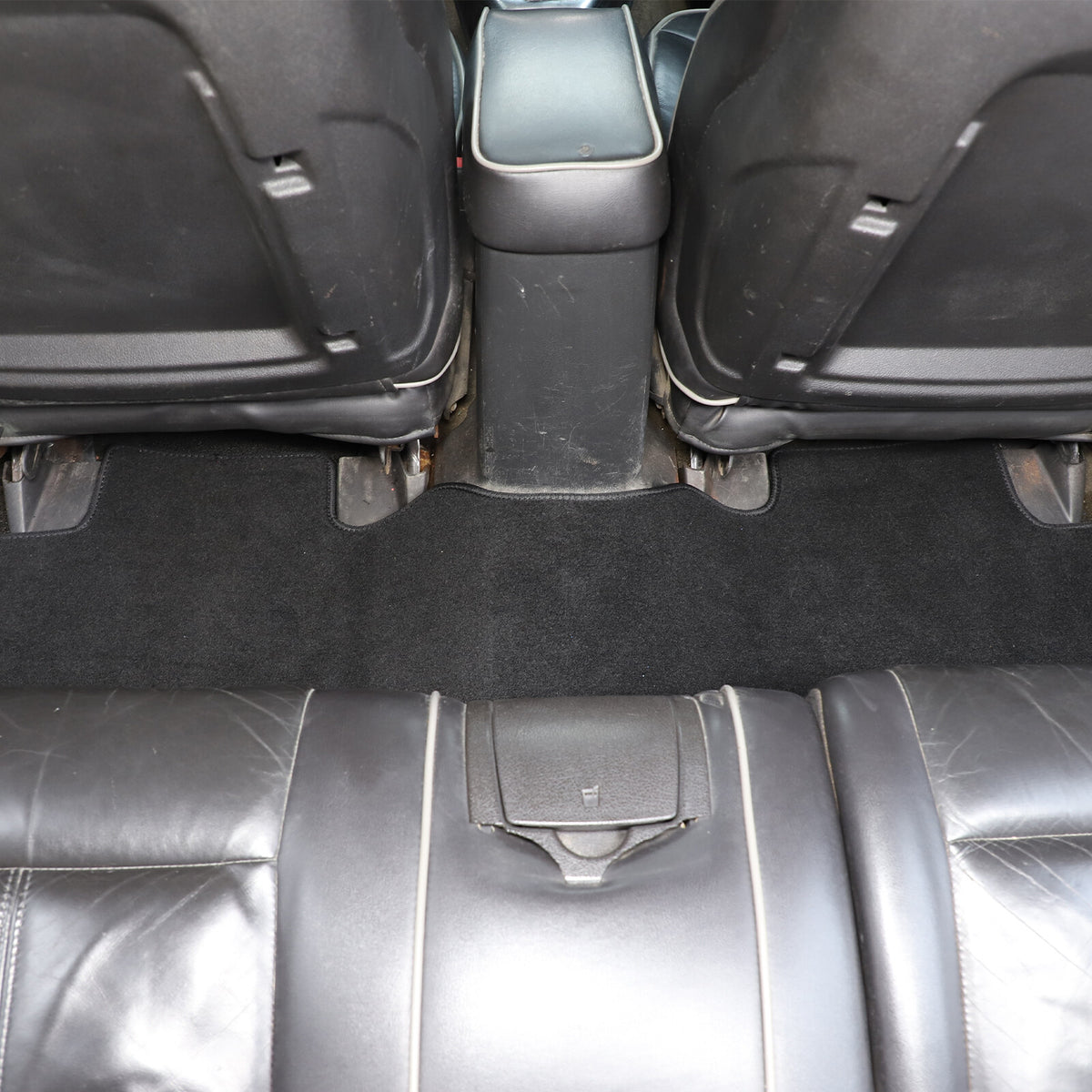 Black Car Floor Mats Cargo Carpets Foot Pads For Hummer H3 2005-2009 1