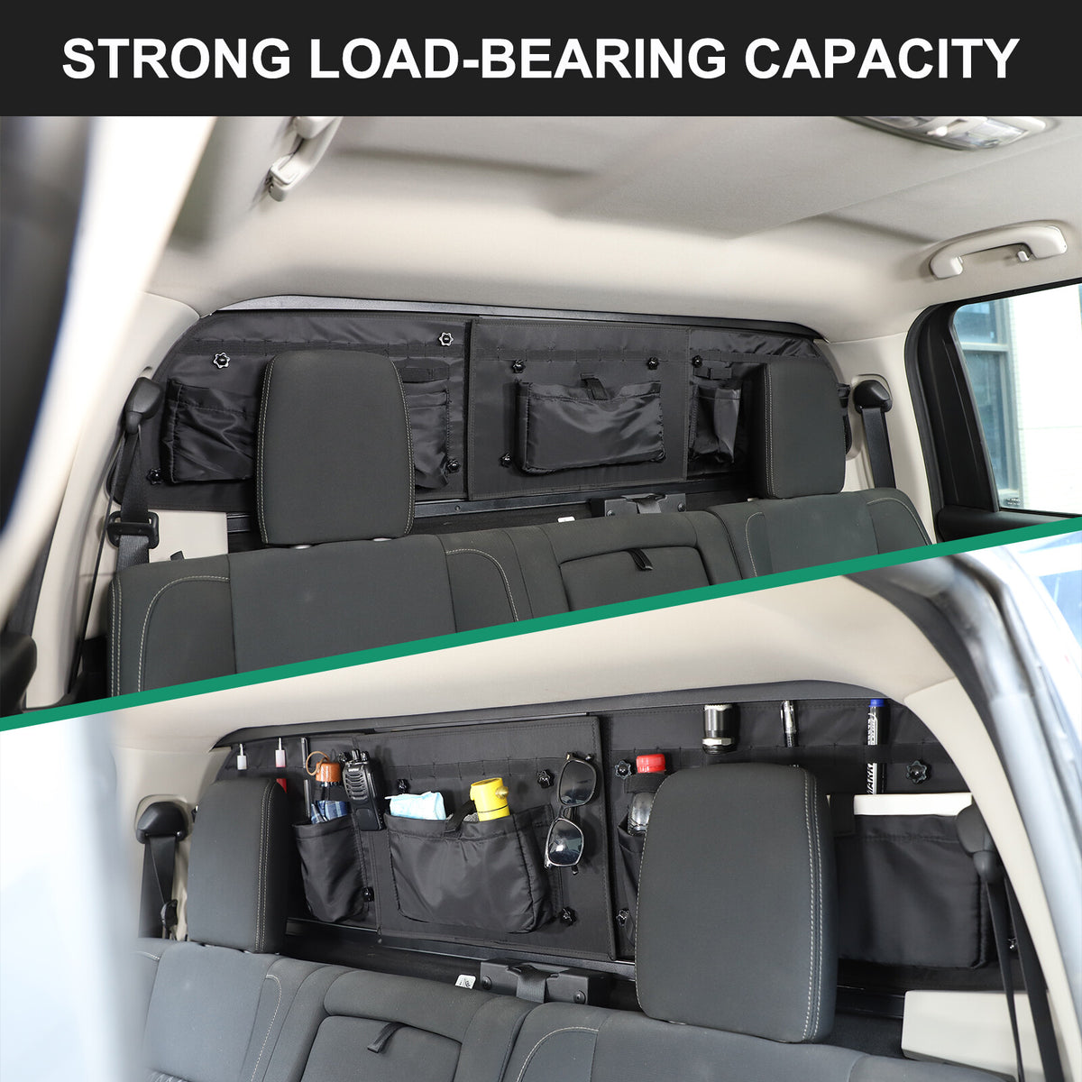 Tailgate Trunk Storage Bag Case Cover Tool Organizer For Nissan Titan 2016-2023 17