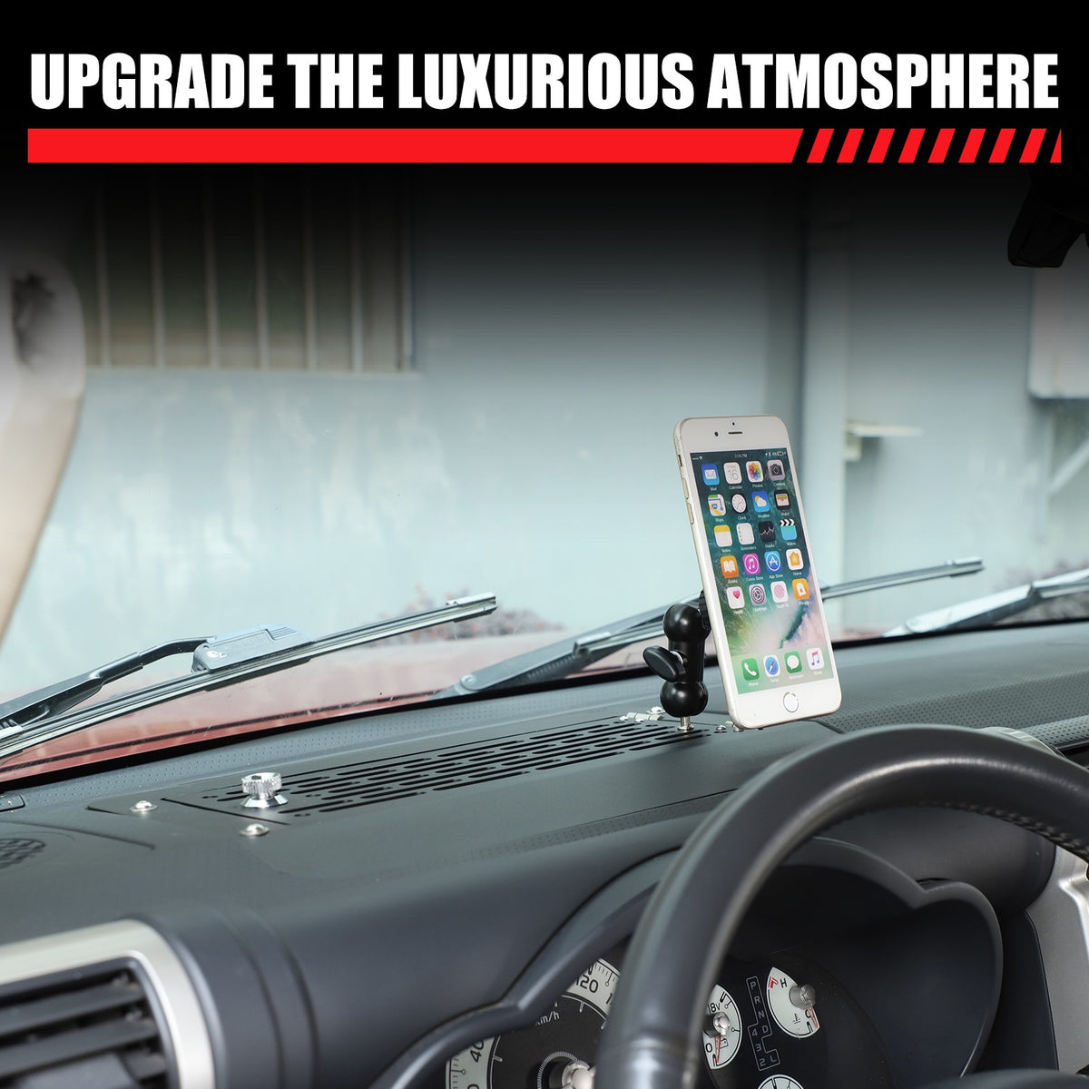 Magnetic Phone Holder with Dashboard Password Box For Toyota FJ Cruiser 2007-21 5