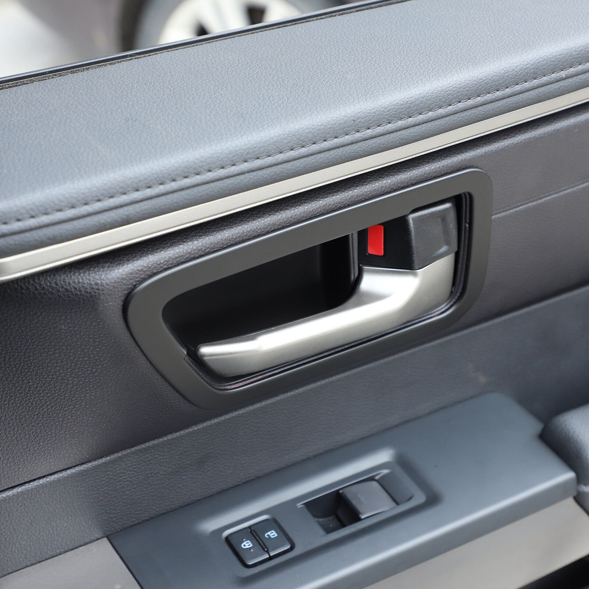Matte Black ABS Interior Decoration Cover Trim Kit For Toyota Tundra 2022-26 US - Variants 21-25 18