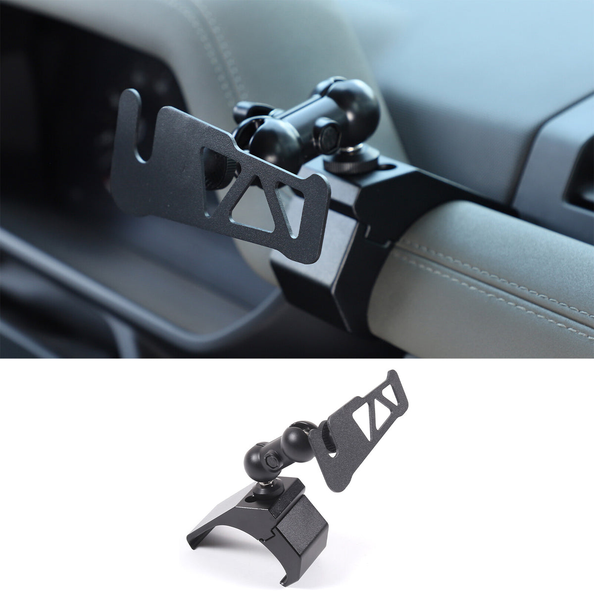 Phone Holder Walkie Talkie Mount Clip-on Stand Bracket For LR defender 2020-2023 2