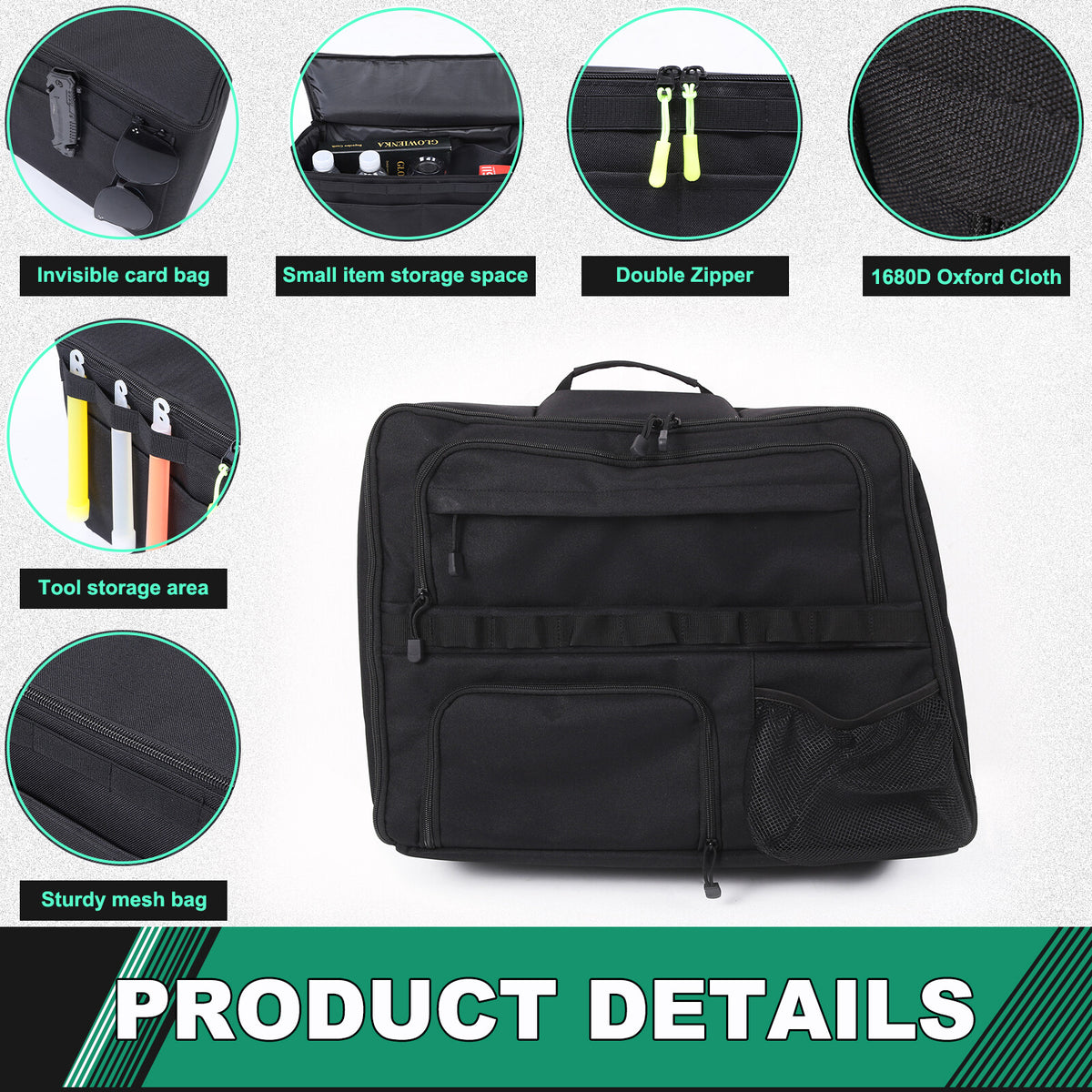 Car Trunk Right Side Window Storage Bag For LR Ranger Rover Sport 18-22 5