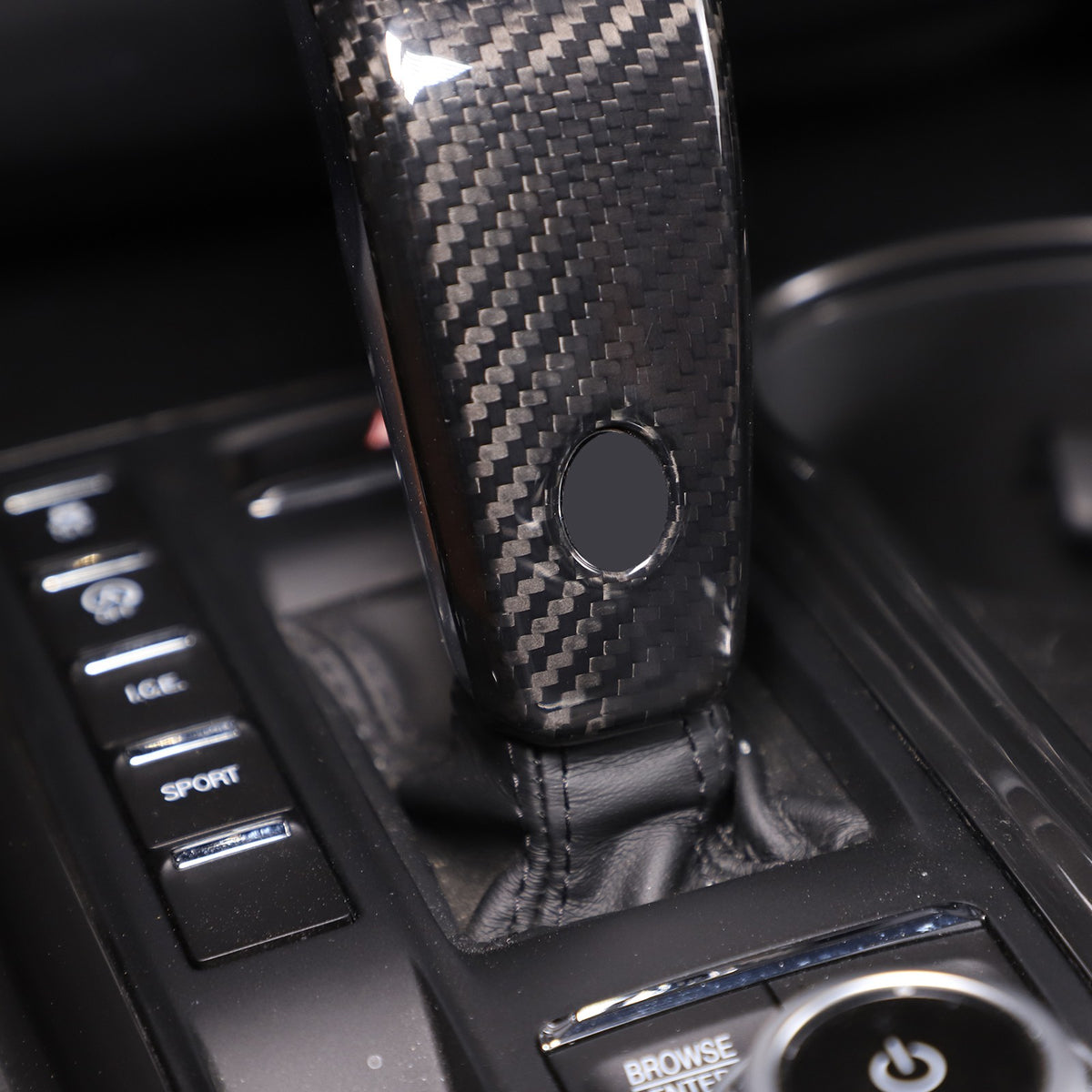 Real Carbon Fiber Gear Shift Knob Trim Set For Maserati Ghibli 2019-2023 13