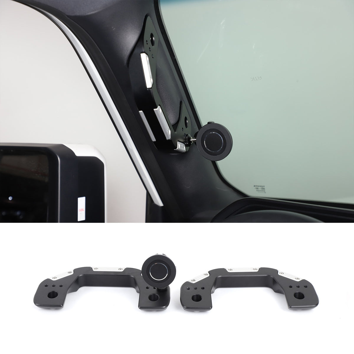 Replacement Aluminum Alloy A-Pillar Grab Handle For Toyota LC250 Prado 2024+ 16
