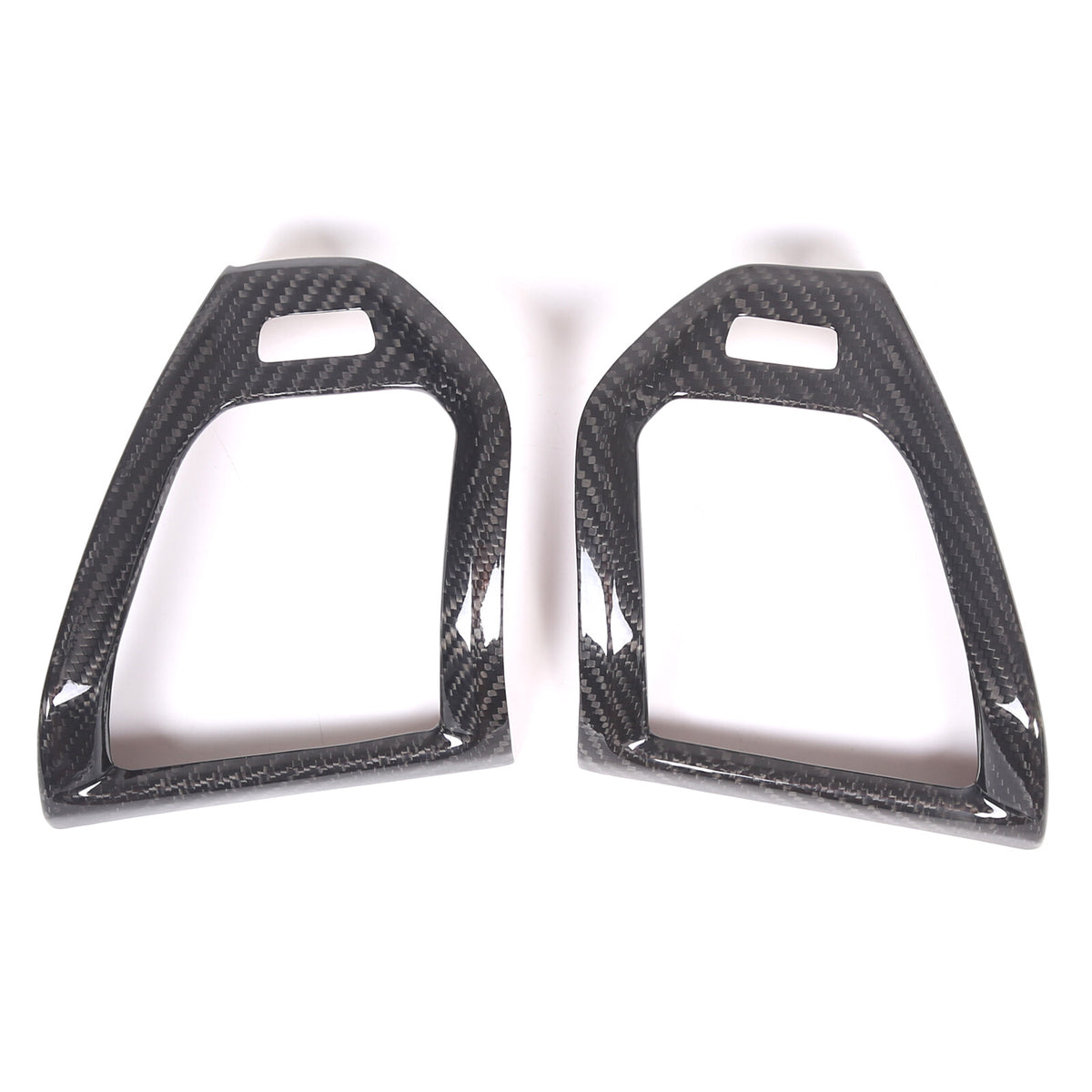 Real Carbon Fiber Dashboard Side Air Vent Cover Trim For BMW 8 Series 2019-2022 4