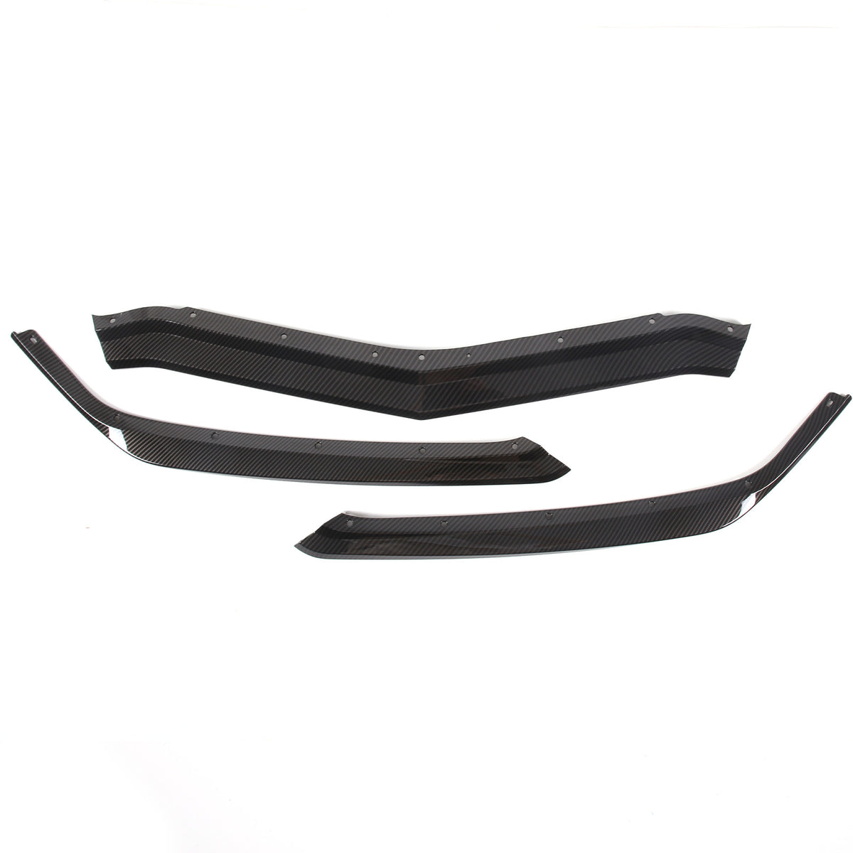 Replacement ABS Carbon fiber Front Bumper Lip Spoiler For Corvette C8 20-25 US 13