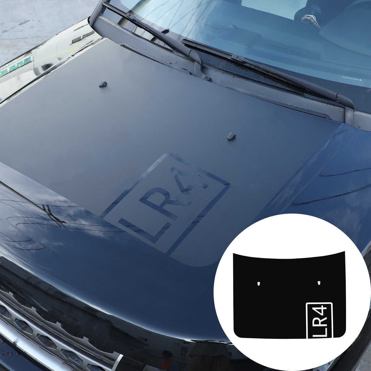 Bumper Hood Vinyl Decal Sticker For Land Rover Discovery LR4 L319 2010-2016 7