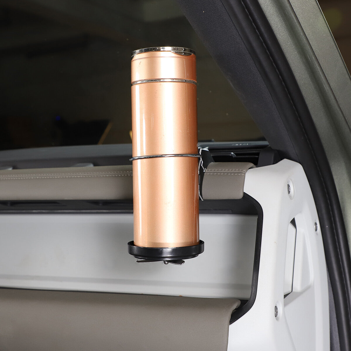 Black Mount Dashboard Alloy Cup Holders Fit For Land Rover Defender 110 20-21 5