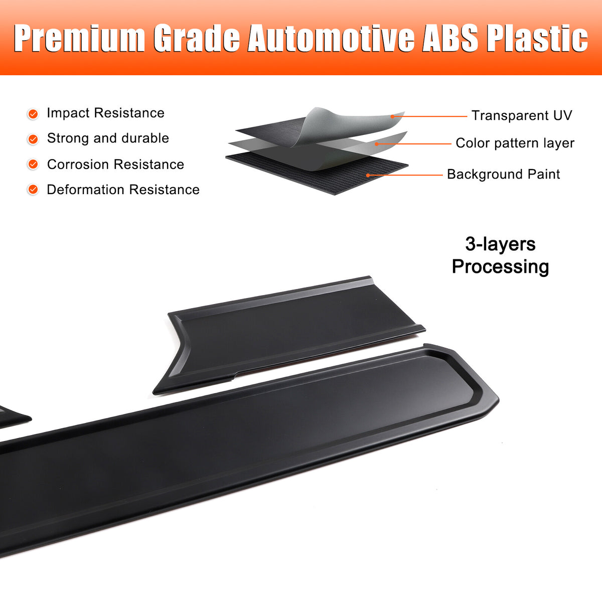 Matte Real Carbon fiber Dashboard wordmark Trim Cover For LR Defender 20-23 US 3
