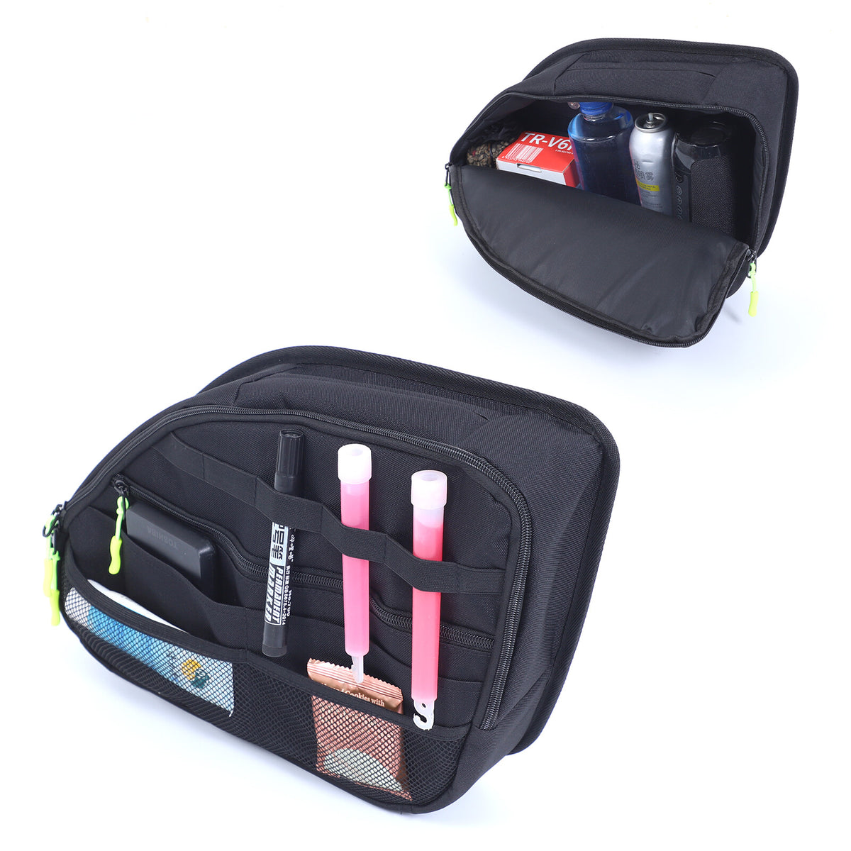 Rear Trunk Left Side Storage Bag Pocket Organizer For Mitsubishi Outlander 16-20 3