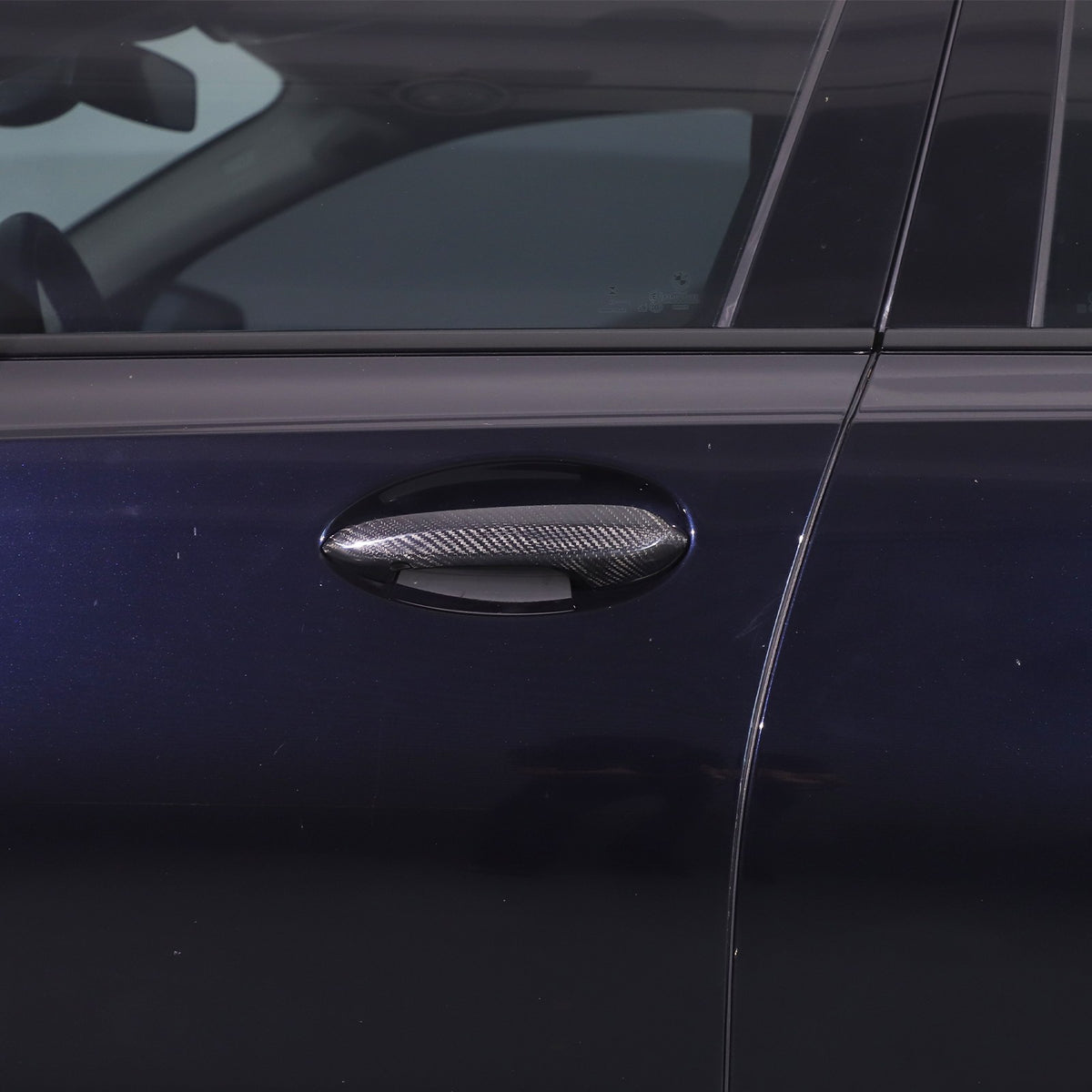 Real Carbon Fiber Exterior Outer Door Handle Trim For BMW 3 Series G20 20-22 14