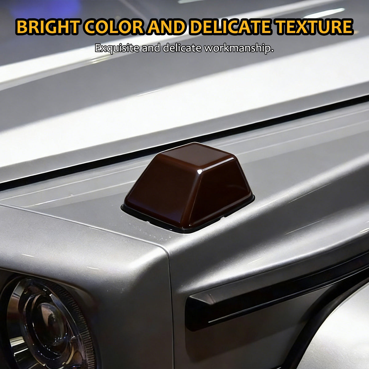 Smoked Front Hood Corner Turn Signal Light Cover For Benz G Class W463 04-18 US 9