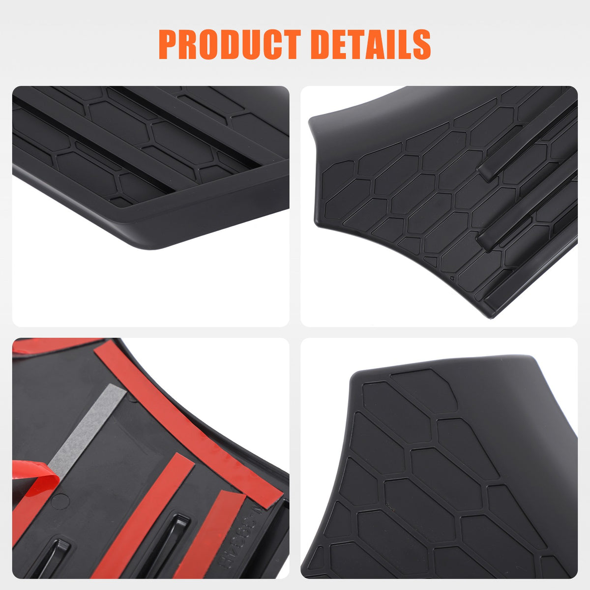 Matte Black ABS Hood Cowl Body Cover Corner Guards Trim For Ford Maverick 22+ US 12