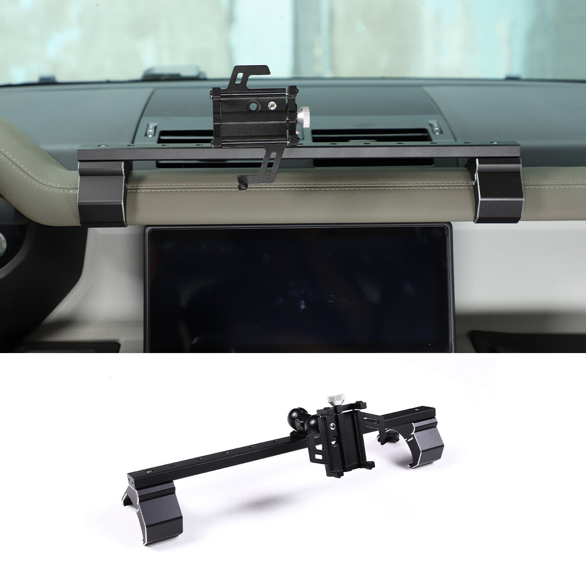 Cradle Holder Car Dashboard Mount Stand For Land Rover Defender 90 110 2020-23 2