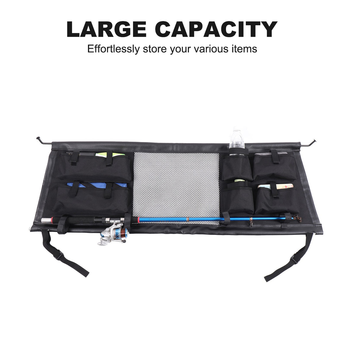 Rear Trunk Cargo Organizer Isolation Net W/ Bag For LR Defender 110 L663 20-23 5