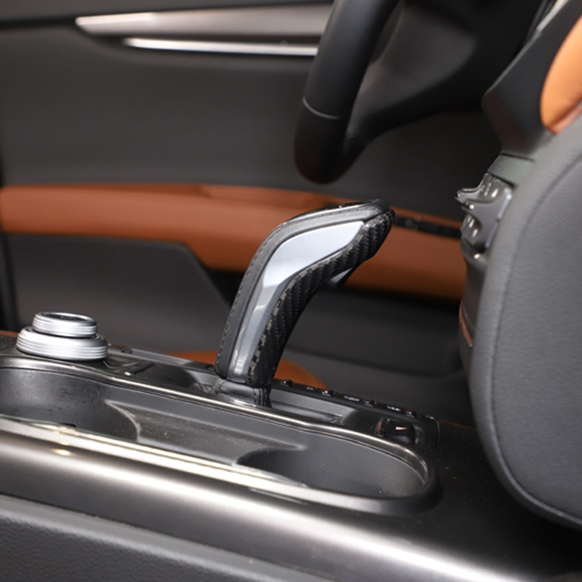 Real Carbon Fiber Gear Shift Knob Trim Set For Maserati Ghibli 2019-2023 22