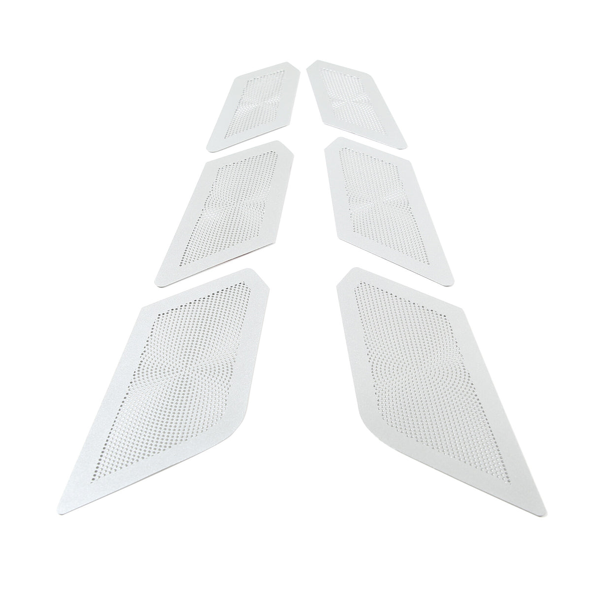 Stainless Steel Perforated Rear Hood Vent Inserts for 2020-26 C8 Corvette Coupe 20