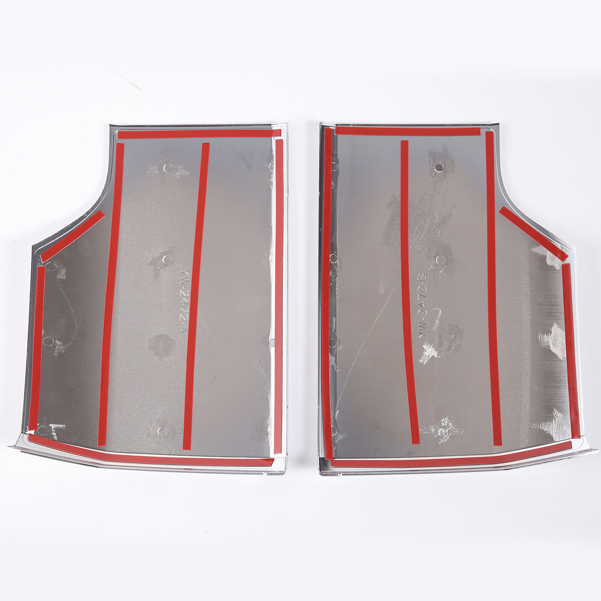 Chrome Rear Bumper Side Panel Cover Trim Cover Fit for Toyota Tundra 2022-23 US 12