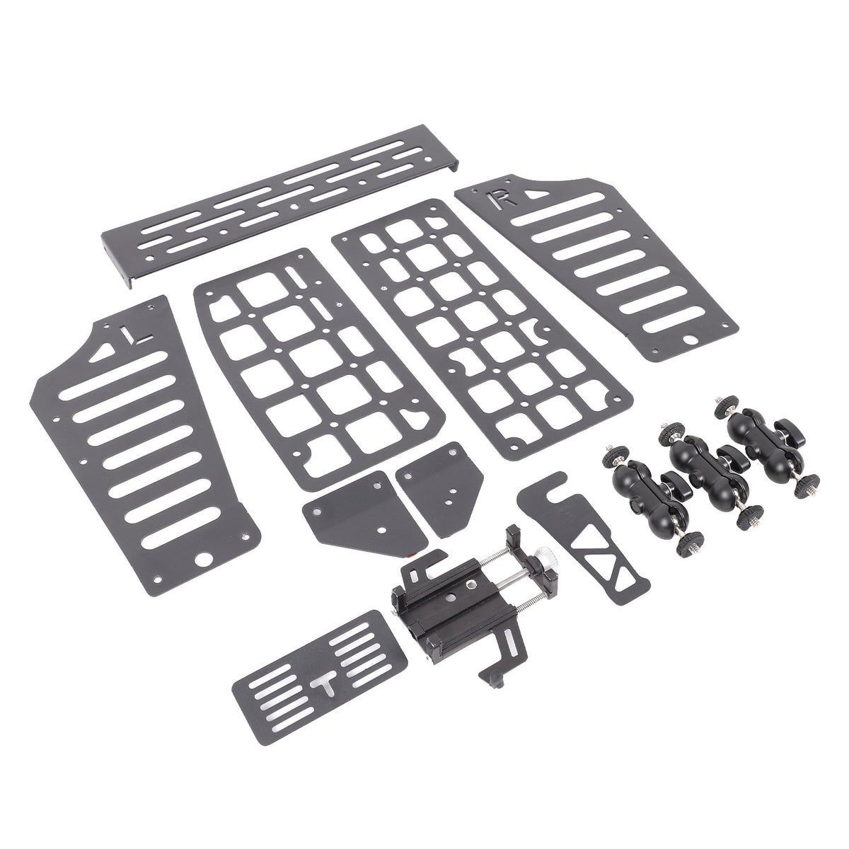 Center Console Molle Panels Digital Device Mount For Toyota FJ Cruiser 07-21 US 14