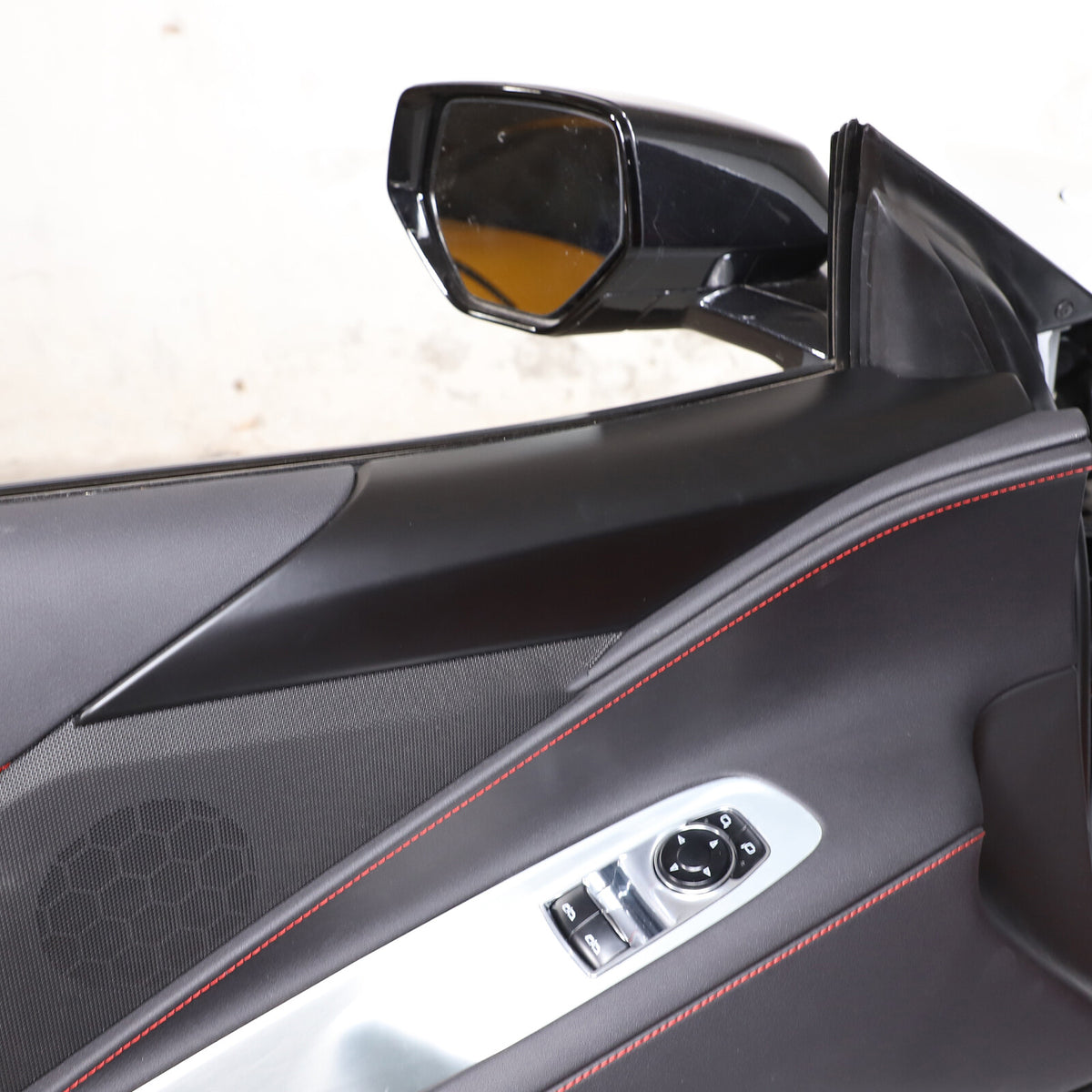Matte Black ABS Full Interior Set Cover Trim Kit For Corvette C8 2020-25 - Styles 1-5 68