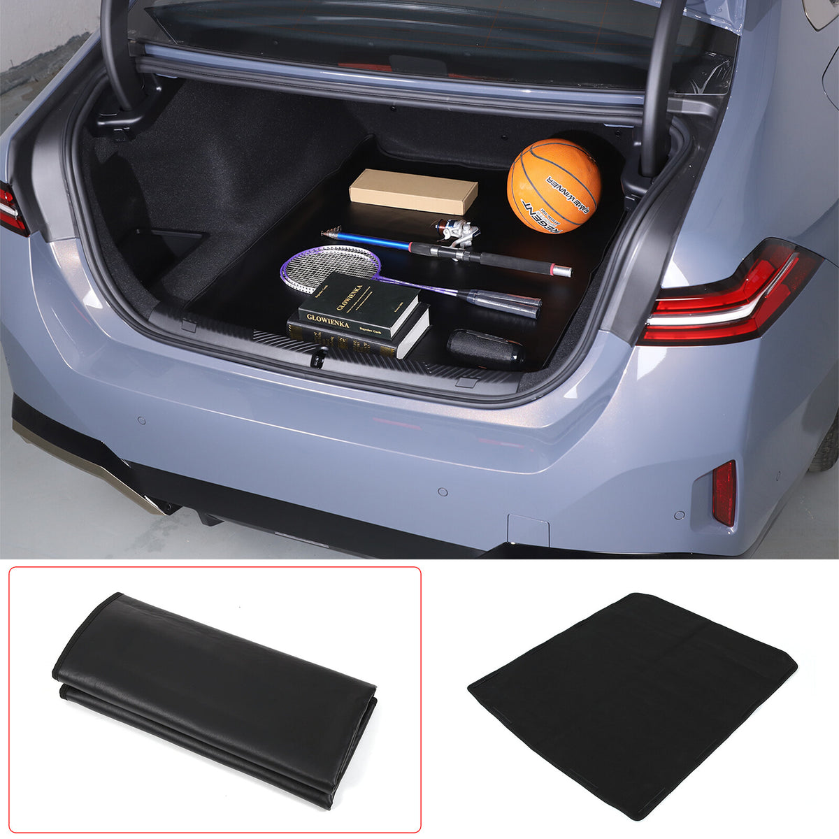 Cargo Trunk Tray Cargo Liner Rear Trunk Floor Mat For BMW 5 Series G60 i5 2024+ 22