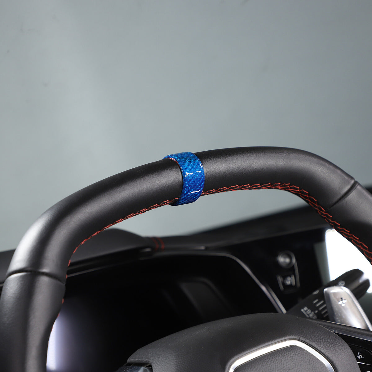 Blue Real Carbon Fiber Full Interior Set Decor Trim Kit for Corvette C8 20-25 - Variants 1-5 71