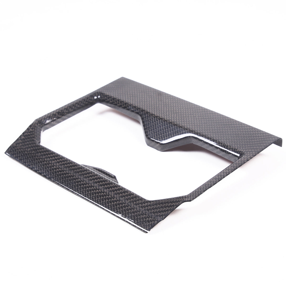 Real Carbon fiber Center Front Cup Holder Cover Trim Frame For Toyota Tundra 22+ 19