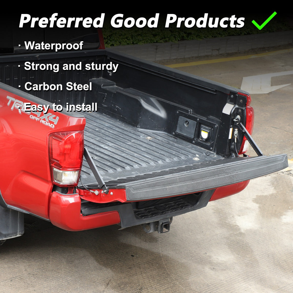 Carbon Steel Tailgate Limit Bracket For Toyota Tacoma 2016-2022 18