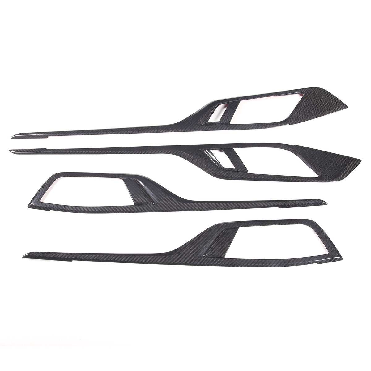 Real Carbon Fiber Interior Door Panel Trim For BMW 4 Series G26 430i 440i 22-24 14
