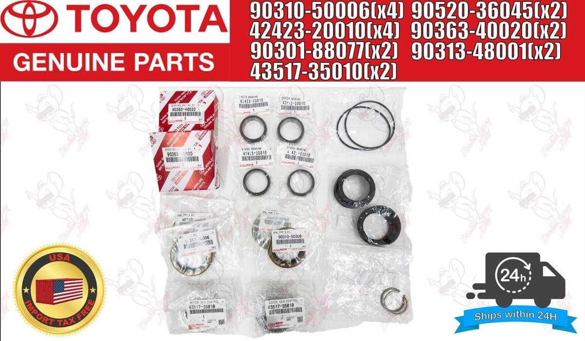 Toyota OEM Rear Axle Bearing & Seal Kit with ABS SET for T100 Tacoma 4Runner 1