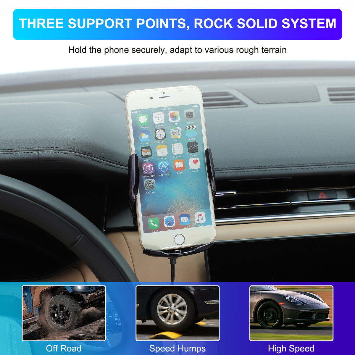 Wireless Charging Navigation Phone Bracket For Range Rover Vogue L460/Sport L461 4