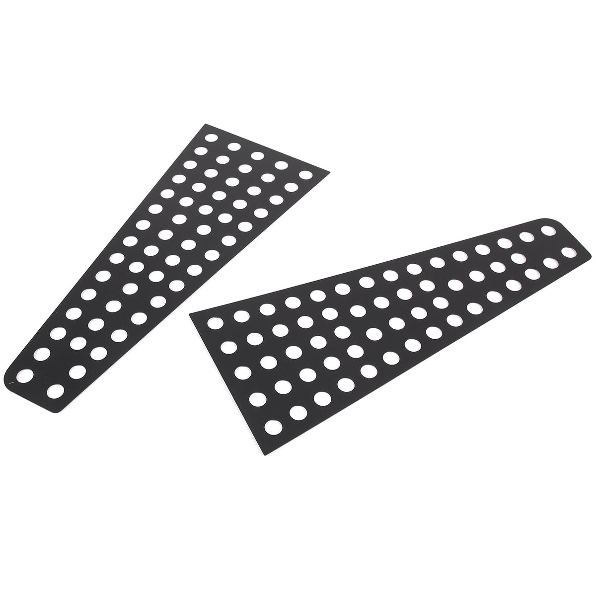 C-pillar Triangular Window Plate Trim For Toyota Land Cruiser Prado 10-23 US 3
