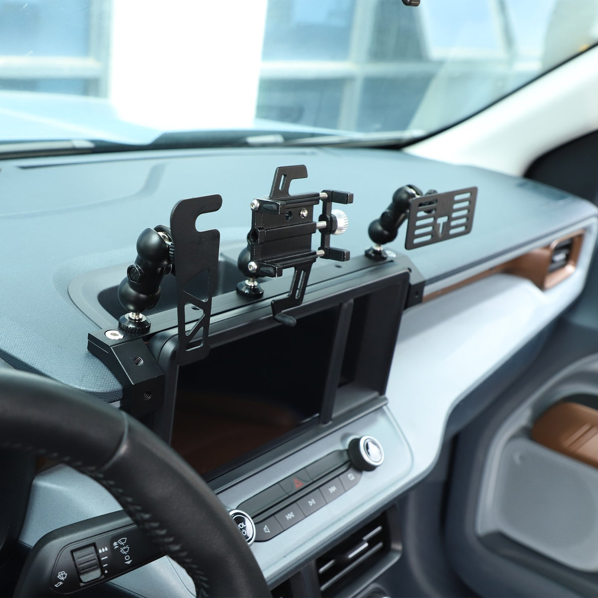 Off-Road Navigation Screen Rear Expansion Platform For Ford Maverick 2022+ 3
