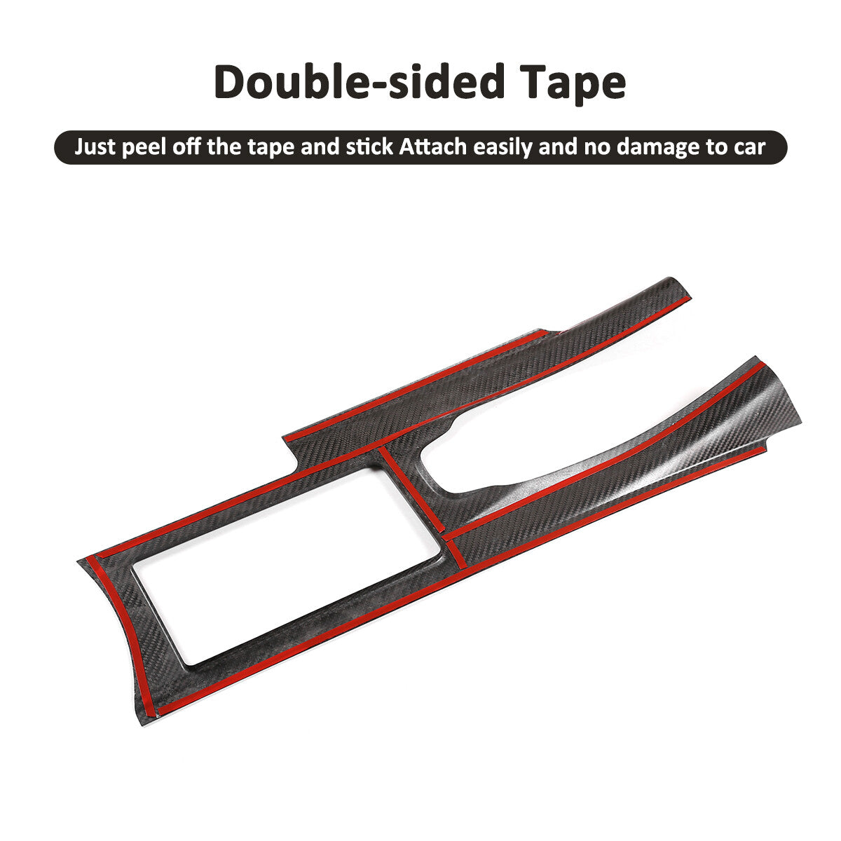 Real Carbon Fiber Central Control Gear Shift Panel Trim For Nissan GTR R35 08-16 2