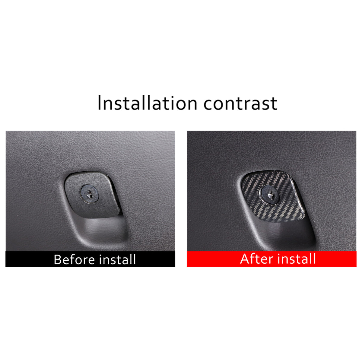 Real Carbon Fiber Interior Center Console trim For Corvette C6 2005-2013 115