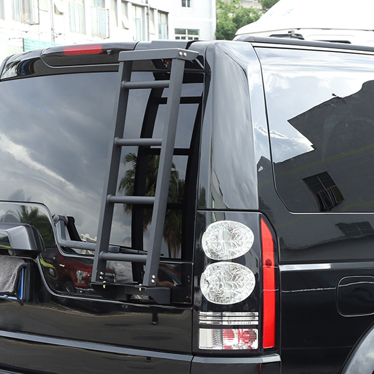 Car Rear Tail Ladder Climbing Rack For Land Rover Discovery 3/4 LR3 LR4 2004-16 6