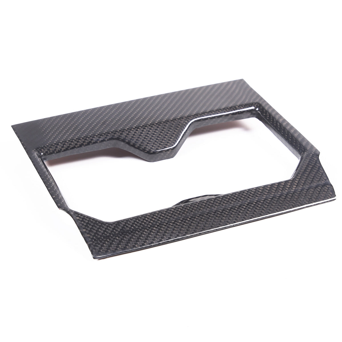 Real Carbon fiber Center Front Cup Holder Cover Trim Frame For Toyota Tundra 22+ 18