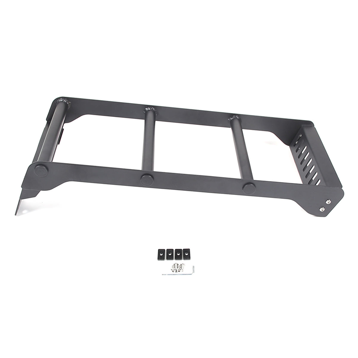 Alloy Black Ladder Luggage basket Side Ladder Climb For Hummer H3 2005-09 US 8