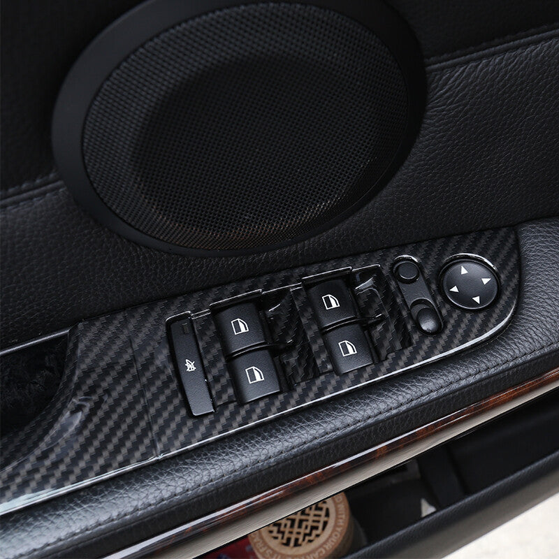 Carbon Fiber ABS Interior Decoration Cover Trim Kit For BMW 3 Series E90 2005-12 - Variants 6-10 43