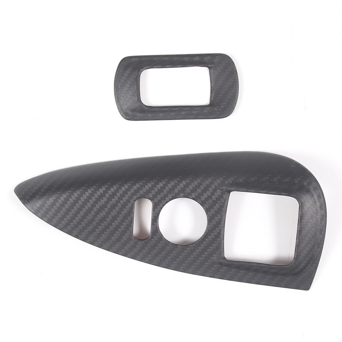 Matte Dry Real Carbon Fiber Center Console Trim Cover For Corvette C6 2005-13 84
