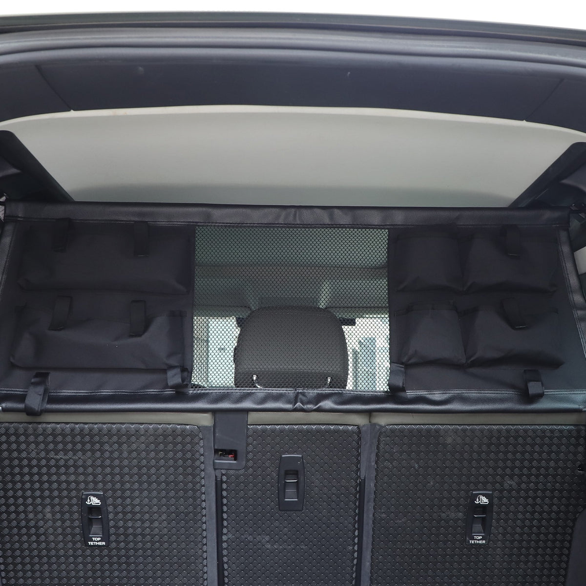 Rear Trunk Cargo Organizer Isolation Net W/ Bag For LR Defender 110 L663 20-23 12
