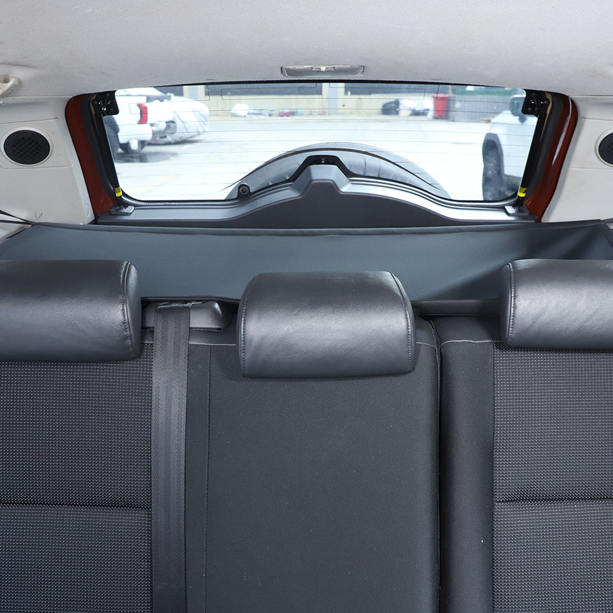 Black Rear Trunk Cargo Cover Sun Shade Sun Visor For Toyota FJ Cruiser 2007-2021 10