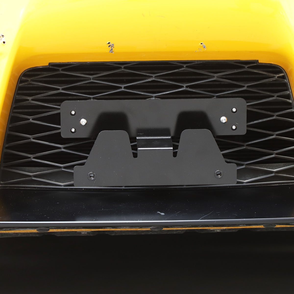 Carbon Steel Front Grille License Plate Bracket For Toyota Supra A90 2019+ US 16