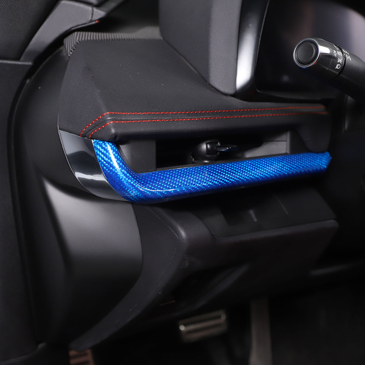 Blue Real Carbon Fiber Full Interior Set Decor Trim Kit for Corvette C8 20-25 - Variants 6-10 62