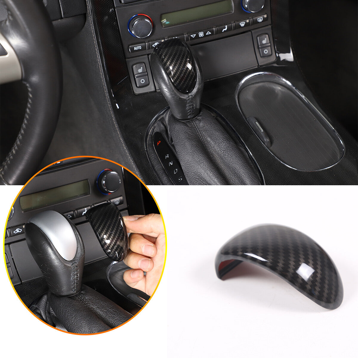 ABS Carbon Fiber Interior Exterior Cover Trim Kit For Corvette C6 2005-2013 101