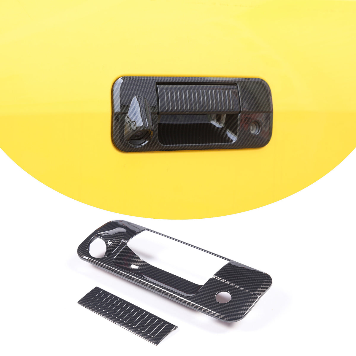 Carbon Fiber ABS Center Console Cover Trim Set For Toyota Tundra 07-13 US 2