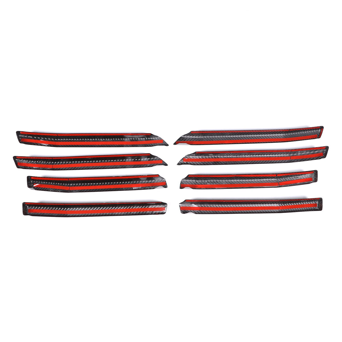 Real Carbon Fiber Front Bumper Grille Trim Kit For Benz G-Class G550 W465 2025+ 3